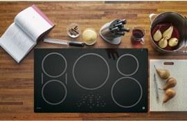 36" GE Profile Electric Cooktop with Induction Elements - PHP9036DJBB