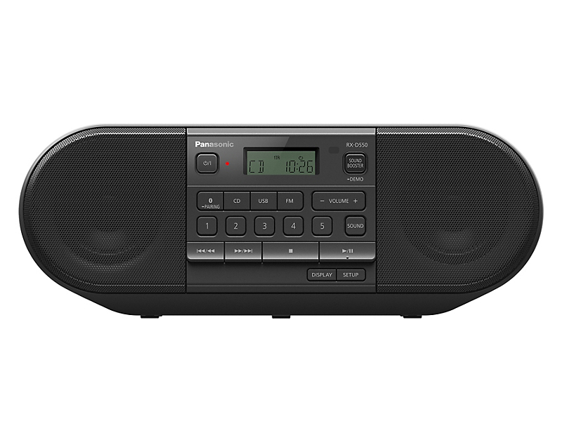 Panasonic RXD550 Powerful Portable FM Radio And CD Player With Bluet