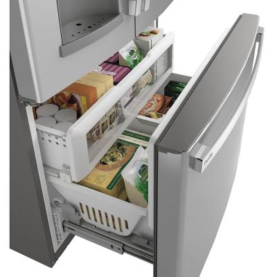 36" GE Profile 22.1 Cu. Ft. Counter-depth French-door Refrigerator - PYD22KYNFS