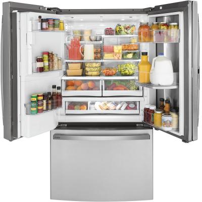 36" GE Profile 22.1 Cu. Ft. Counter-Depth French-Door Refrigerator - PYD22KYNFS