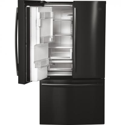 36" GE Profile 22.2 Cu. Ft. Counter-Depth French-Door Refrigerator With Door In Door And Hands-Free Autofill - PYD22KBLTS