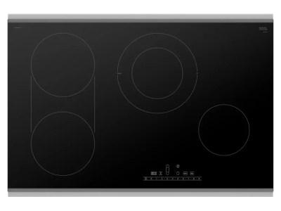 30" Bosch 800 Series Electric Cooktop in Black Surface Mount with Frame - NET8069SUC
