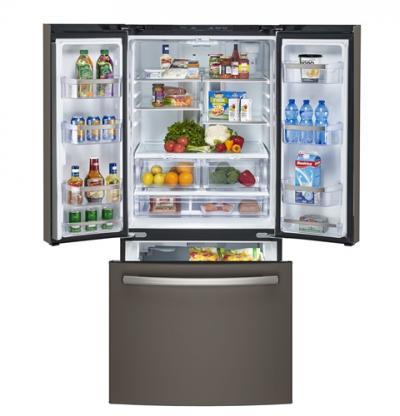 33" GE Profile 24.8 Cu. Ft. French Door Bottom-Mount With Factory Installed Icemaker - PNE25NMLKES