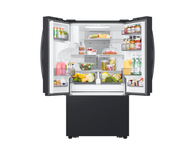 36" Samsung 30.5 Cu. Ft. French 3 Door Refrigerator with External Ice and Water Dispenser - RF32CG5400MTAA