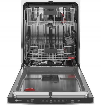 24" GE Profile Stainless Steel Interior Dishwasher with Hidden Controls - PDT715SYNFS