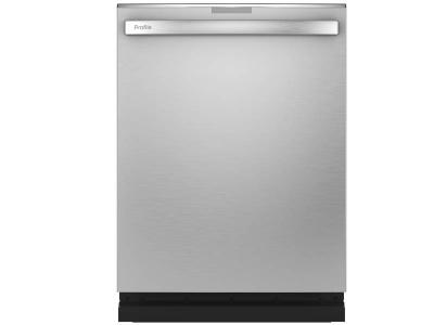 24" GE Profile Stainless Steel Interior Dishwasher with Hidden Controls - PDT715SYNFS
