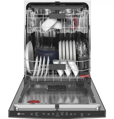 24" GE Profile Stainless Steel Interior Dishwasher with Hidden Controls  - PDT715SBNTS