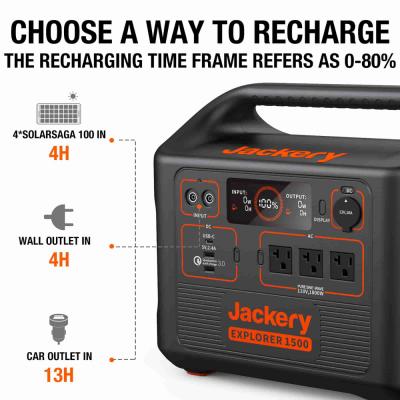 Jackery Portable Power Station -  Explorer 1500