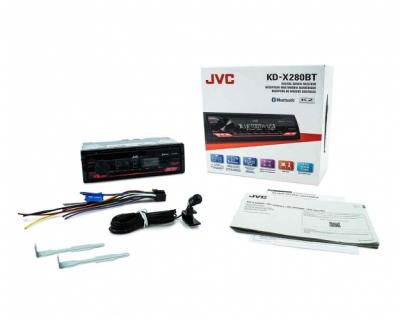 JVC Digital Media Receiver Featuring Bluetooth USB 13-Band EQ - KD-X280BT