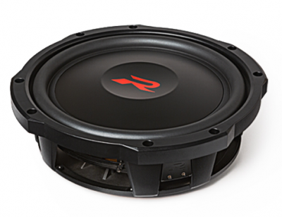 Alpine 10 Inch Shallow Mount Subwoofer with Dual 4-ohm Voice Coils - RS-W10D4