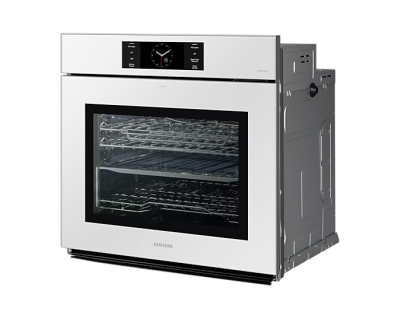 30" Samsung 5.1 Cu. Ft. Bespoke 7 Series Single Wall Oven in White - NV51CB700S12AA
