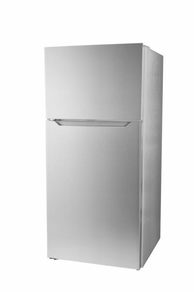 28" Danby 14.2 Cu. Ft. Apartment Size Fridge Top Mount in Stainless Steel - DFF142E1SSDB