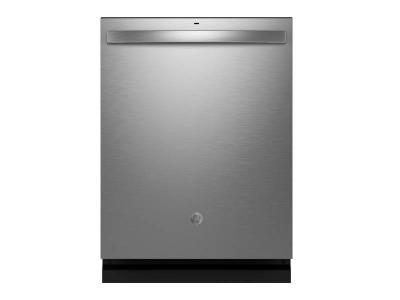 24" GE Top Control Stainless Steel Interior Dishwasher with Sanitize Cycle - GDT670SYVFS