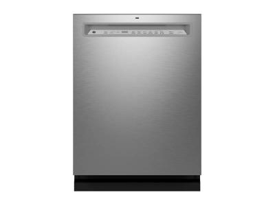 24" GE Front Control Stainless Steel Interior Dishwasher with Sanitize Cycle - GDF650SYVFS