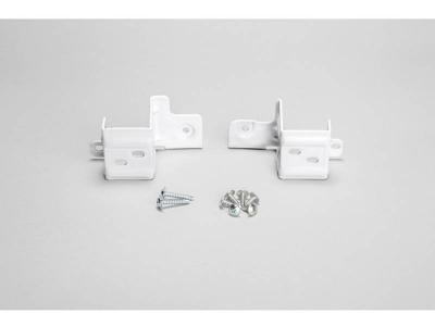 24" GE Stack Bracket Kit and Front Load Washer and Front Load Electric Dryer - GFA24KITL-GFW148SSMWW-GFT14JSIMWW