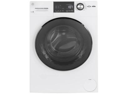 24" GE Stack Bracket Kit and Front Load Washer and Front Load Electric Dryer - GFA24KITL-GFW148SSMWW-GFT14JSIMWW