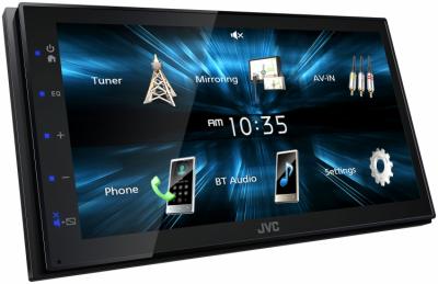 JVC Digital Media Receiver With WVGA Capacitive Monitor And USB Mirroring for Android Phones - KW-M150BT