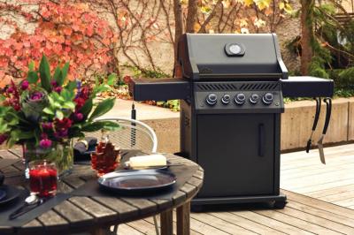 55" Napoleon Phantom RogueS E 425 RSIB Natural Gas Grill with Infrared Side and Rear Burners - RSE425RSIBNK-1-PHM