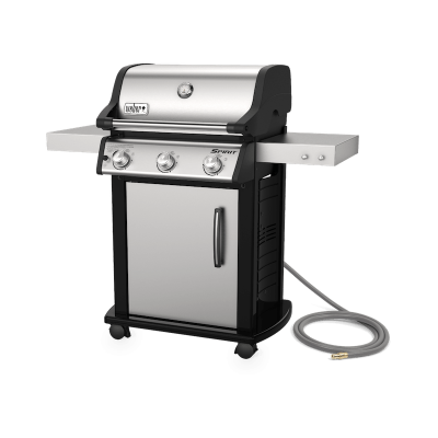 50" Weber S-315 Natural Gas Grill in Stainless Steel - Spirit S-315 NG 47502001