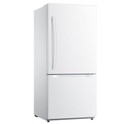 30" Moffat 18.6 Cu. Ft. Bottom Mount Refrigerator In White - MDE19DTNKWW