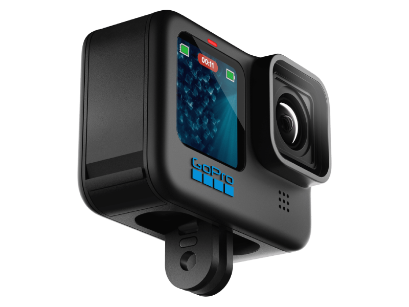 GoPro HERO11 Black - Waterproof Action Camera with 5.3K60 Ultra HD Video,  27MP Photos, 1/1.9 Image Sensor, Live Streaming, Webcam, Stabilization