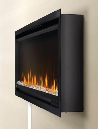 42" Napoleon Alluravision 42 Deep Depth Wall Hanging Electric Fireplace - NEFL42CHD-1