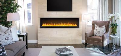 60" Napoleon Alluravision Slimline Linear Electric Fireplace - NEFL60CHS