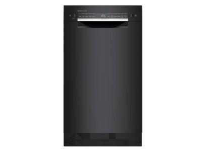 18" Bosch 46 dBA Recessed Handle Dishwasher in Black - SPE53C56UC