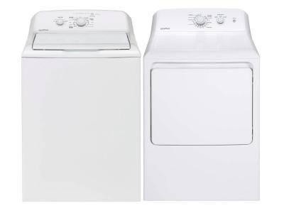 27" Moffat Top Load Washer and Top Load Electric Dryer - MTW201BMRWW-MTX22EBMRWW