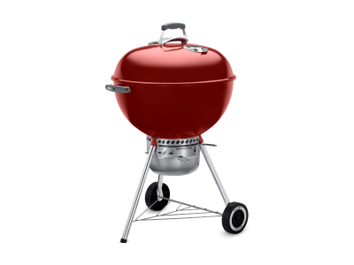 23" Weber Charcoal Grill with Built-in Thermometer in Crimson- Original Kettle Premium (Cr)