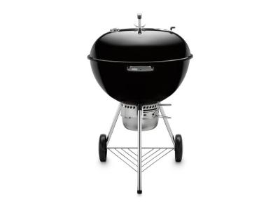 26" Weber Charcoal Grill with Built-In Thermometer in Black - Original Kettle Premium (26")
