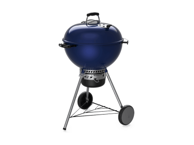 24" Weber Charcoal Grill with Built-In Thermometer In Deep Ocean Blue - Master-Touch (OB)