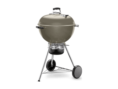 24" Weber Charcoal with Built-In Thermometer in Smoke  - Master-Touch (Sm)