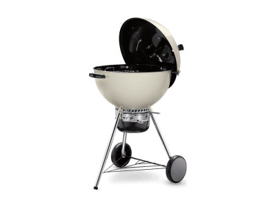 24" Weber Charcoal Grill with Built-In Thermometer in Ivory - Master-Touch (I)