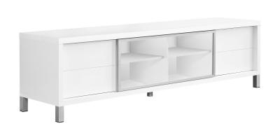 Monarch 70 Inch TV Stand with 4 Drawers and 2 Adjustable Shelves in White Euro Style - I 2537