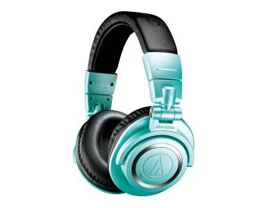 Audio Technica Wireless Over-Ear Headphones in Ice Blue - ATH-M50XBT2IB