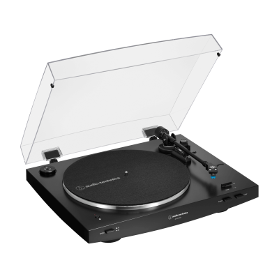 Audio Technica Automatic Belt-Drive Turntable with Enhanced Bluetooth Wireless Technology - AT-LP3XBT-BK