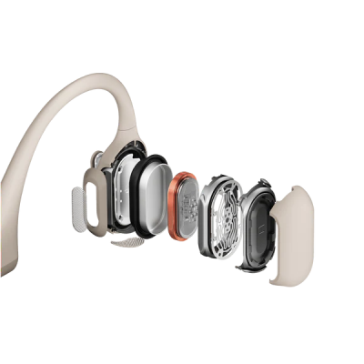 Shokz Premium Bone Conduction Open Ear Headphones - OpenRun Pro (Beige)