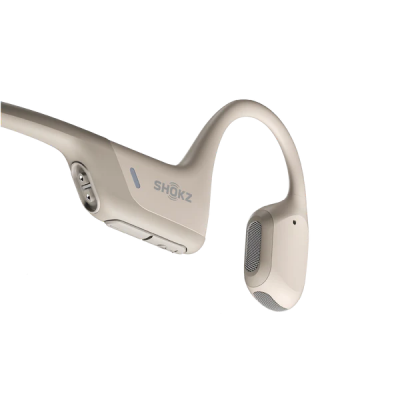 Shokz Premium Bone Conduction Open Ear Headphones - OpenRun Pro (Beige)