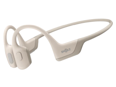 Shokz Premium Bone Conduction Open Ear Headphones - OpenRun Pro (Beige)