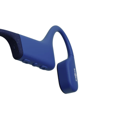 Shokz Bone Conduction Open-Ear Mp3 Swimming Headphones in Sapphire Blue - OpenSwim (Bl)