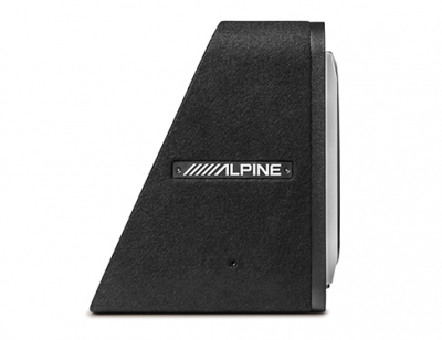 10" Alpine PrismaLink S-Series Pre-Loaded Subwoofer Wedge Enclosure - S2-SB10