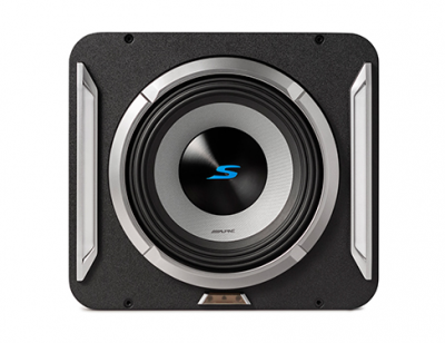 10" Alpine PrismaLink S-Series Pre-Loaded Subwoofer Wedge Enclosure - S2-SB10