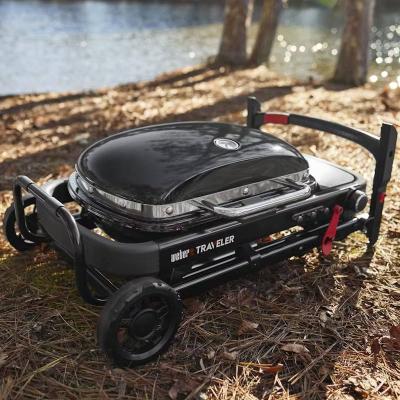 Weber Traveler Compact Portable 1 Burner Gas Grill - 1500460