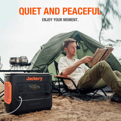 Jackery Explorer 2000 Pro Portable Power Station with Two 100W Solar Panels - E2000Pro + 100Wx2