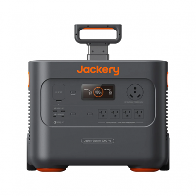 Jackery Explorer 3000 Pro Portable Power Station with Two SolarSaga 100W Solar Panels - E3000Pro + 100Wx2