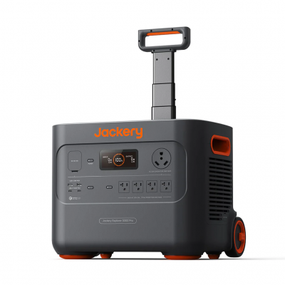 Jackery Explorer 3000 Pro Portable Power Station with Two SolarSaga 100W Solar Panels - E3000Pro + 100Wx2