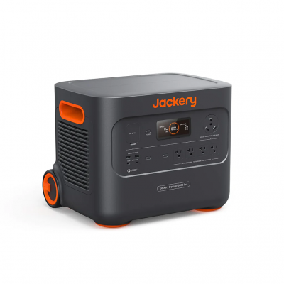 Jackery Explorer 3000 Pro Portable Power Station with Two SolarSaga 100W Solar Panels - E3000Pro + 100Wx2