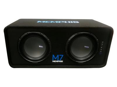 Memphis Dual 12" Loaded Subwoofer Enclosure - M7E12D1