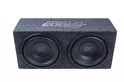 Memphis Dual 10″ Street Edge Series Ported Subwoofer Enclosure with Amplifier - SE210